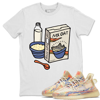 Yeezy 350 MX Oat Sneaker Match Tees Breakfast Cereal Sneaker Tees Yeezy 350 MX Oat Sneaker Release Tees Unisex Shirts