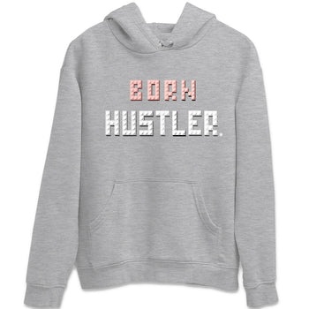 Air Jordan 1 Washed Pink Sneaker Match Tees Brick Born Hustler t shirt Air Jordan 1 WMNS Washed Pink Sneaker Shirt Unisex Shirts Heather Grey 2