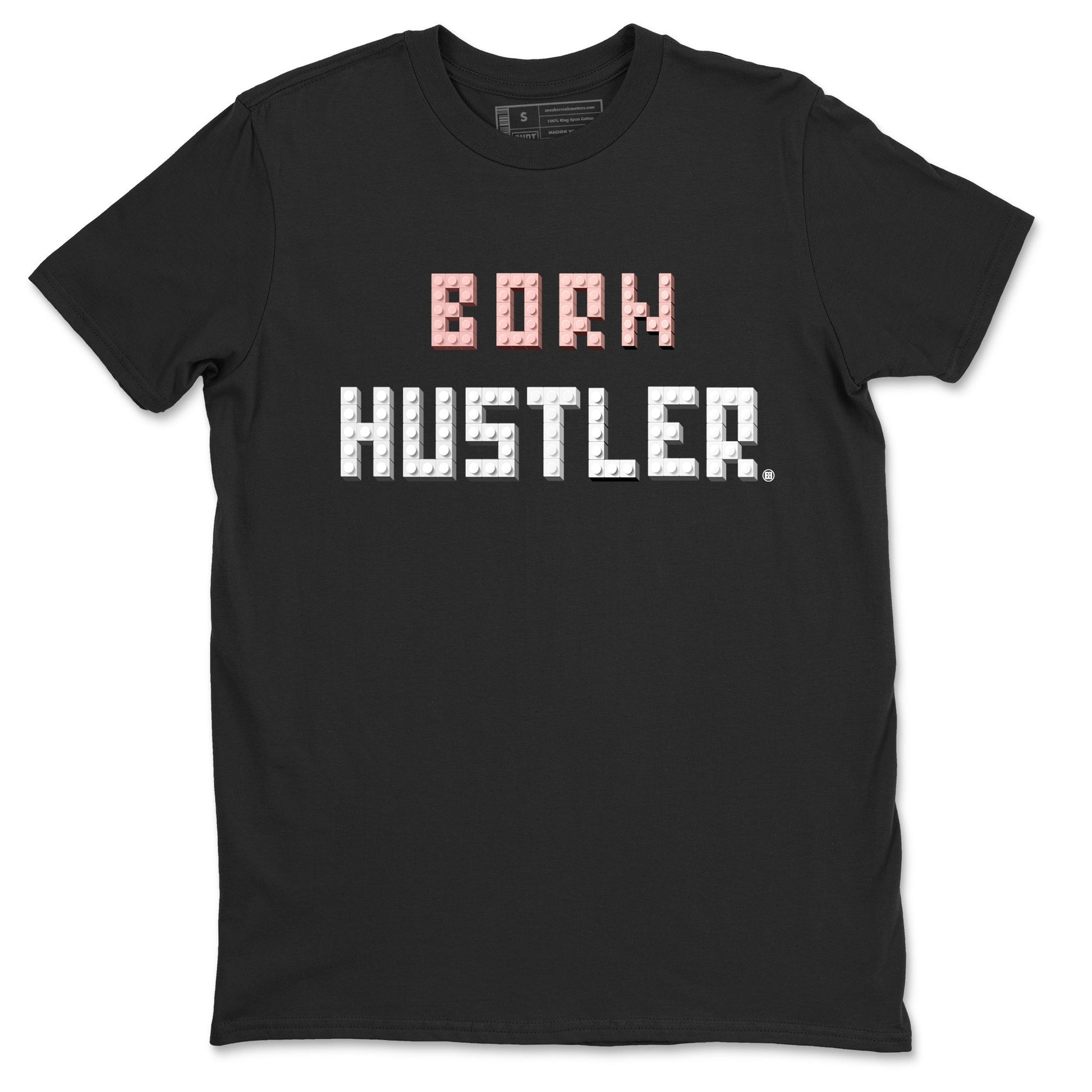 Air Jordan 1 Washed Pink Sneaker Match Tees Brick Born Hustler t shirt Air Jordan 1 WMNS Washed Pink Sneaker Shirt Unisex Shirts Black 2