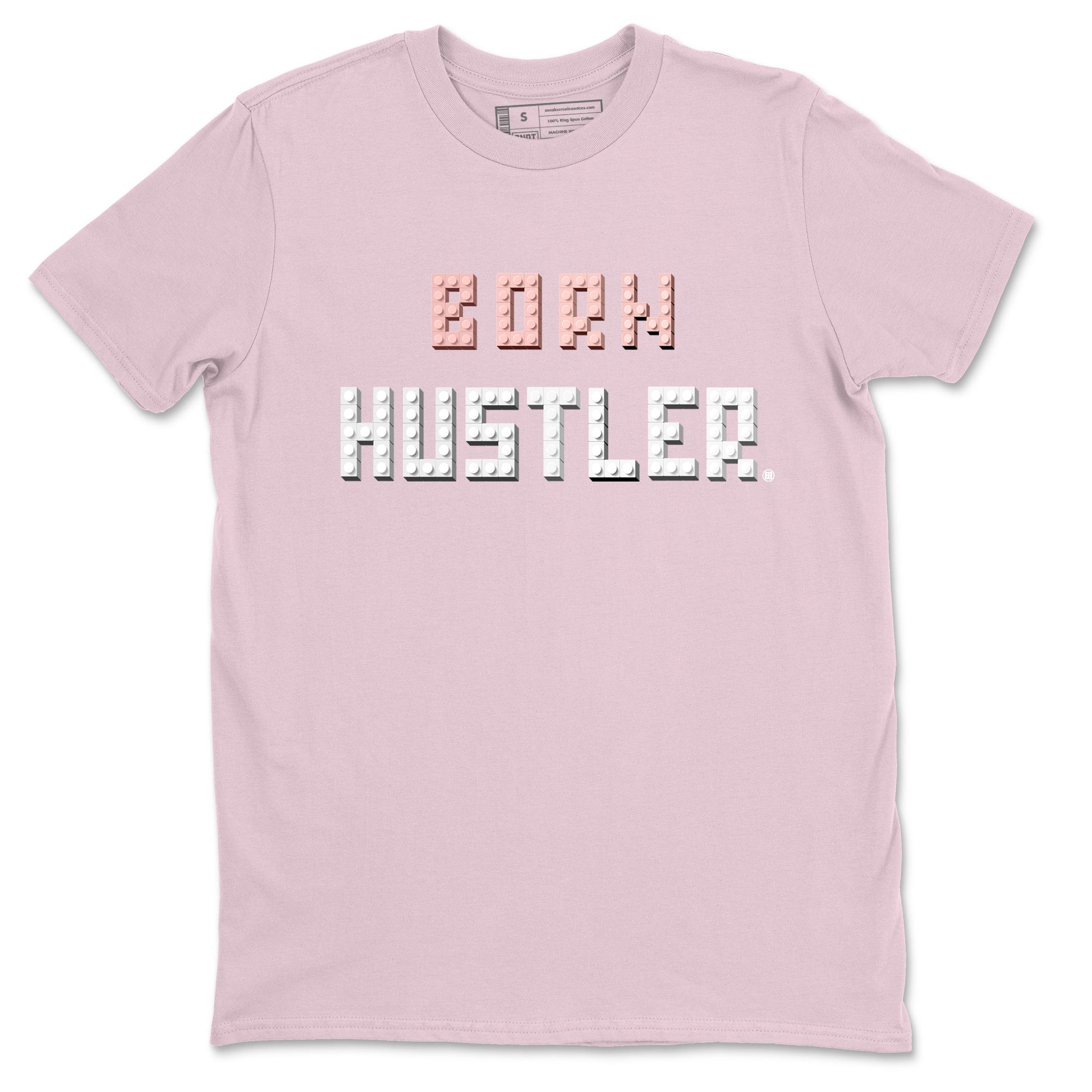 Air Jordan 1 Washed Pink Sneaker Match Tees Brick Born Hustler t shirt Air Jordan 1 WMNS Washed Pink Sneaker Shirt Unisex Shirts Pink 2