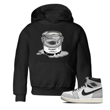 Jordan 1 White Cement Sneaker Match Tees Bucket Sneaker Tees Jordan 1 White Cement Sneaker Release Tees Kids Shirts