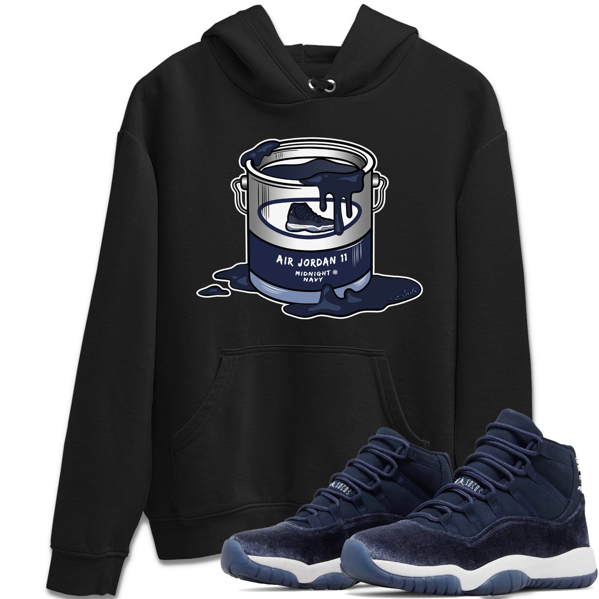 Jordan 11 Midnight Navy Sneaker Match Tees Bucket Sneaker Tees Jordan 11 Midnight Navy Sneaker Release Tees Unisex Shirts