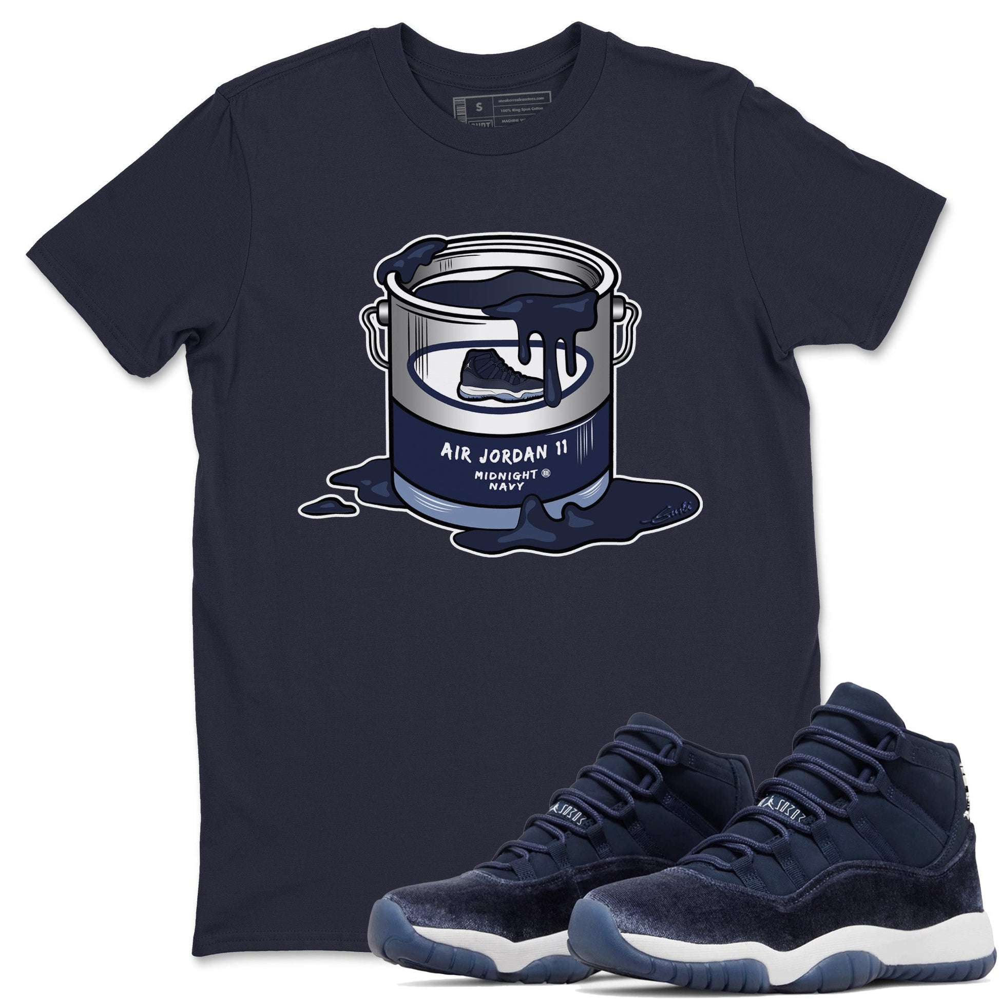 Jordan 11 Midnight Navy Sneaker Match Tees Bucket Sneaker Tees Jordan 11 Midnight Navy Sneaker Release Tees Unisex Shirts