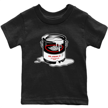 Jordan 12 Playoffs Sneaker Match Tees Bucket Sneaker Tees Jordan 12 Playoffs Sneaker Release Tees Kids Shirts