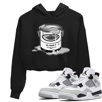 Jordan 4 Military Black Sneaker Match Tees Bucket Sneaker Tees Jordan 4 Military Black Sneaker Release Tees Women's Shirts