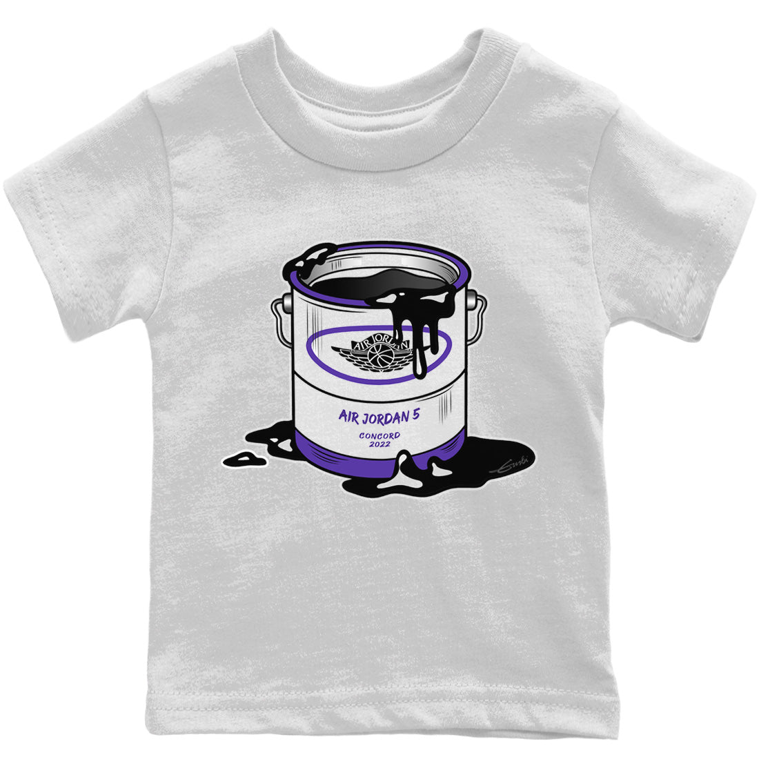Jordan 5 Concord Sneaker Match Tees Bucket Sneaker Tees Jordan 5 Concord Sneaker Release Tees Kids Shirts