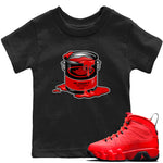 Jordan 9 Chile Red Sneaker Match Tees Bucket Sneaker Tees Jordan 9 Chile Red Sneaker Release Tees Kids Shirts