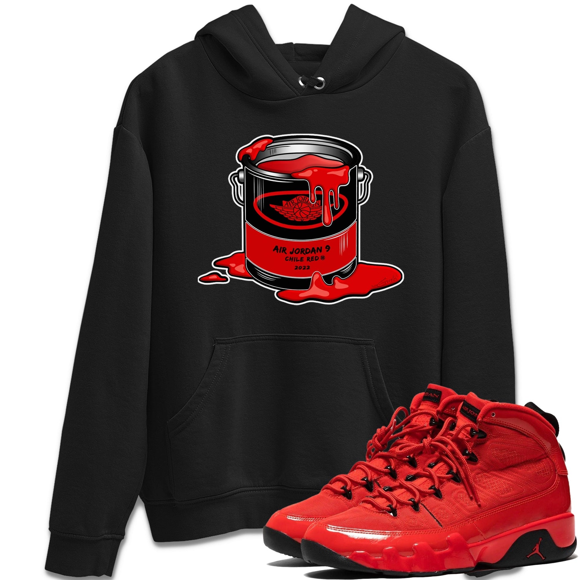 Jordan 9 Chile Red Sneaker Match Tees Bucket Sneaker Tees Jordan 9 Chile Red Sneaker Release Tees Unisex Shirts