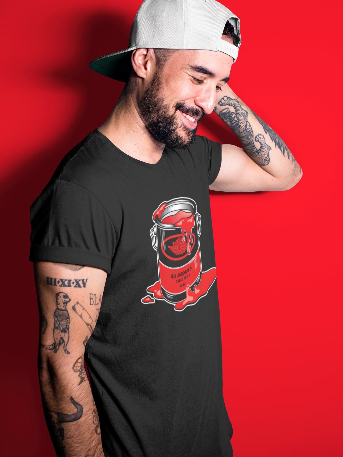 Jordan 9 Chile Red Sneaker Match Tees Bucket Sneaker Tees Jordan 9 Chile Red Sneaker Release Tees Unisex Shirts