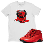 Jordan 9 Chile Red Sneaker Match Tees Bucket Sneaker Tees Jordan 9 Chile Red Sneaker Release Tees Unisex Shirts