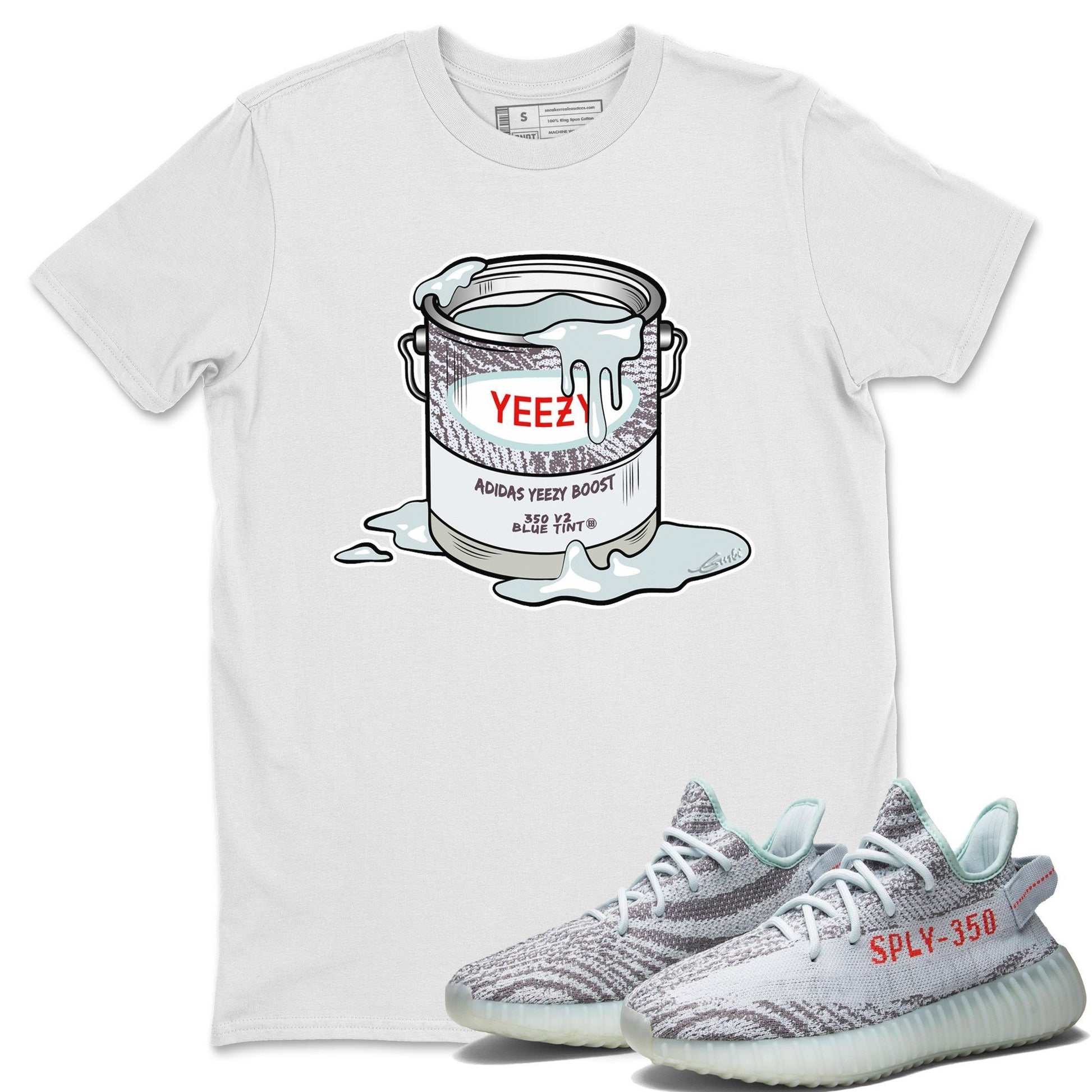 Yeezy 350 Blue Tint Sneaker Match Tees Bucket Sneaker Tees Yeezy 350 Blue Tint Sneaker Release Tees Unisex Shirts