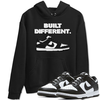 Dunk Low Panda Dunks Black White shirt to match jordans Built Different sneaker tees Dunk Panda SNRT Sneaker Tees Sneaker Matching Cotton Shirt unisex cotton Black 1 crew neck shirt