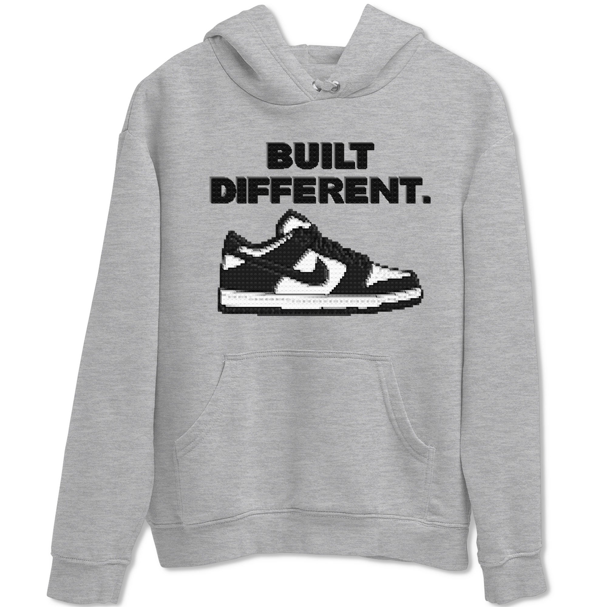 Dunk Low Panda Dunks Black White shirt to match jordans Built Different sneaker tees Dunk Panda SNRT Sneaker Tees Sneaker Matching Cotton Shirt unisex cotton Heather Grey 2 crew neck shirt