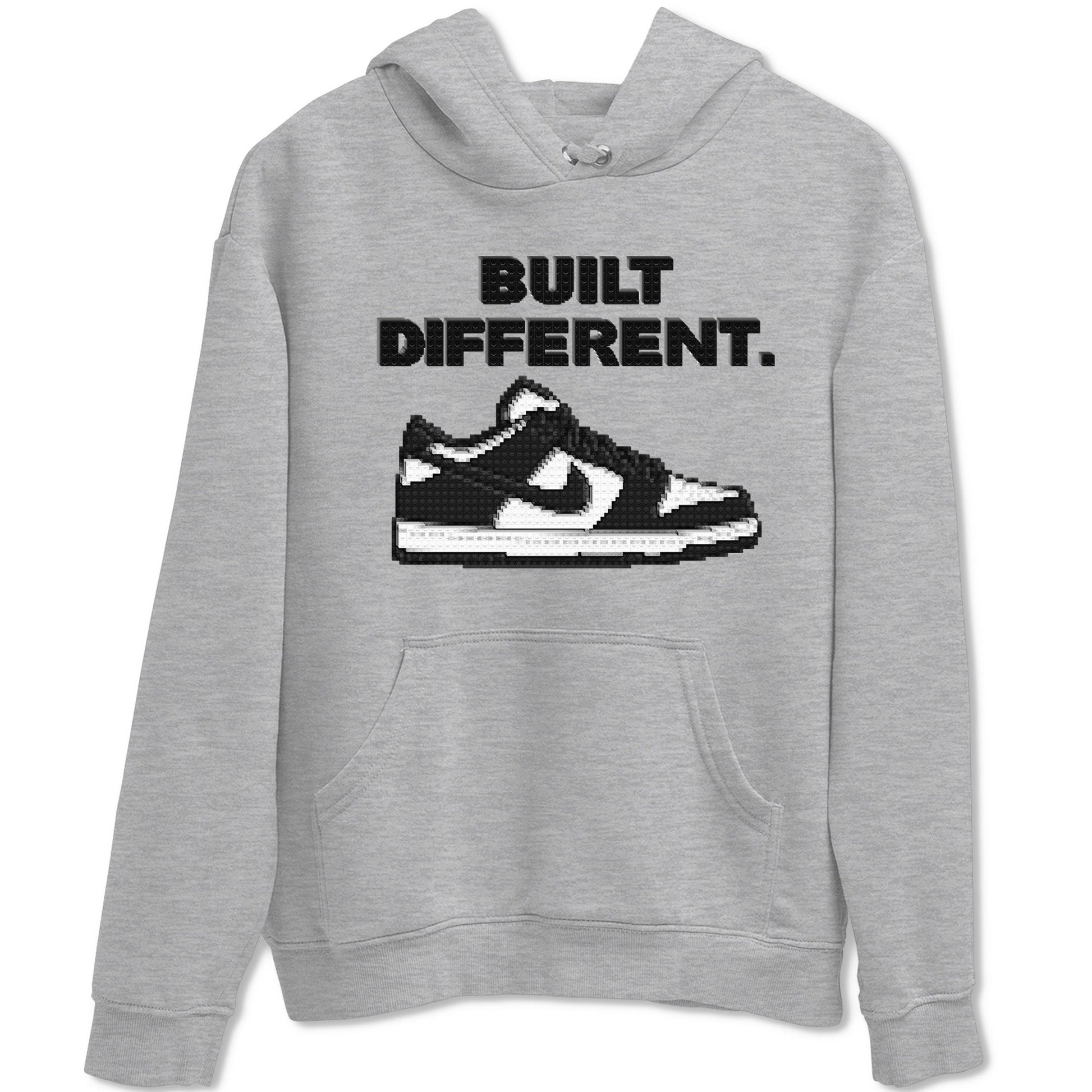 Dunk Low Panda Dunks Black White shirt to match jordans Built Different sneaker tees Dunk Panda SNRT Sneaker Tees Sneaker Matching Cotton Shirt unisex cotton Heather Grey 2 crew neck shirt