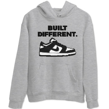 Dunk Low Panda Dunks Black White shirt to match jordans Built Different sneaker tees Dunk Panda SNRT Sneaker Tees Sneaker Matching Cotton Shirt unisex cotton Heather Grey 2 crew neck shirt