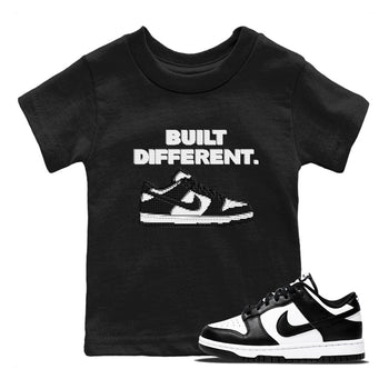 Dunk Low Panda Dunks Black White shirt to match jordans Built Different sneaker tees Dunk Panda SNRT Sneaker Tees Sneaker Matching Cotton Shirt baby toddler Black 1 cotton Shirt