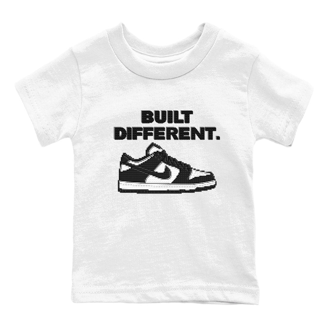 Dunk Low Panda Dunks Black White shirt to match jordans Built Different sneaker tees Dunk Panda SNRT Sneaker Tees Sneaker Matching Cotton Shirt baby toddler White 2 cotton Shirt