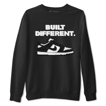 Dunk Low Panda Dunks Black White shirt to match jordans Built Different sneaker tees Dunk Panda SNRT Sneaker Tees Sneaker Matching Cotton Shirt unisex cotton Black 2 crew neck shirt