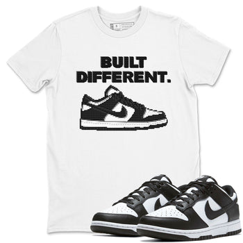 Dunk Low Panda Dunks Black White shirt to match jordans Built Different sneaker tees Dunk Panda SNRT Sneaker Tees Sneaker Matching Cotton Shirt unisex cotton White 1 crew neck shirt