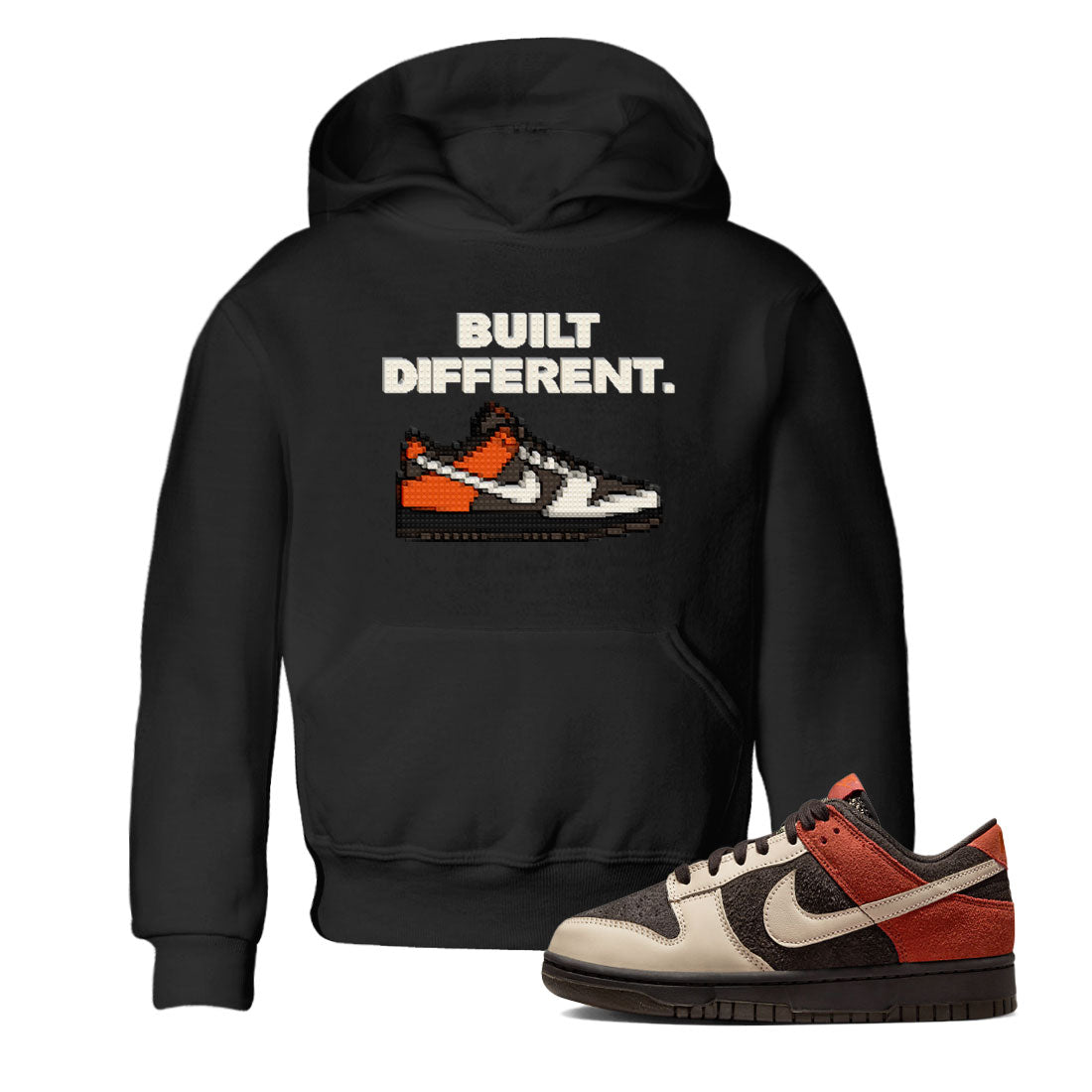 Dunk Red Panda shirt to match jordans Built Different sneaker tees Dunks Red Panda SNRT Sneaker Tees Sneaker Matching Cotton Shirt baby toddler Black 1 cotton Shirt