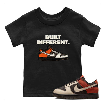 Dunk Red Panda shirt to match jordans Built Different sneaker tees Dunks Red Panda SNRT Sneaker Tees Sneaker Matching Cotton Shirt baby toddler Black 1 cotton Shirt