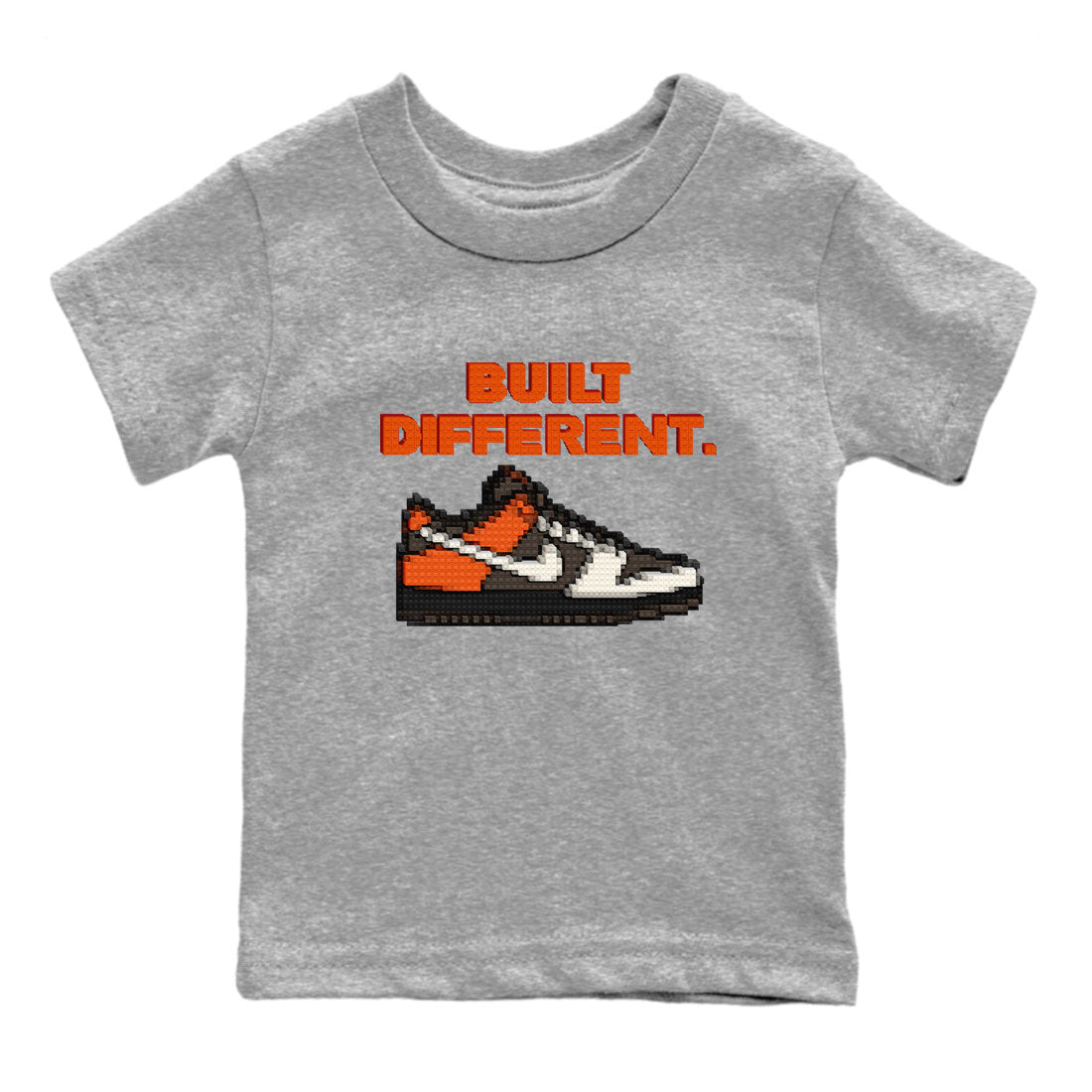 Dunk Red Panda shirt to match jordans Built Different sneaker tees Dunks Red Panda SNRT Sneaker Tees Sneaker Matching Cotton Shirt baby toddler Heather Grey 2 cotton Shirt