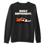 Dunk Red Panda shirt to match jordans Built Different sneaker tees Dunks Red Panda SNRT Sneaker Tees Sneaker Matching Cotton Shirt unisex cotton Black 2 crew neck shirt