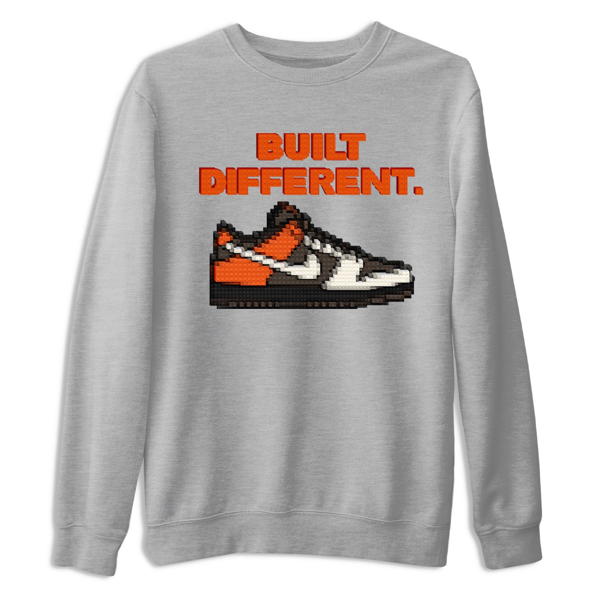 Dunk Red Panda shirt to match jordans Built Different sneaker tees Dunks Red Panda SNRT Sneaker Tees Sneaker Matching Cotton Shirt unisex cotton Heather Grey 2 crew neck shirt
