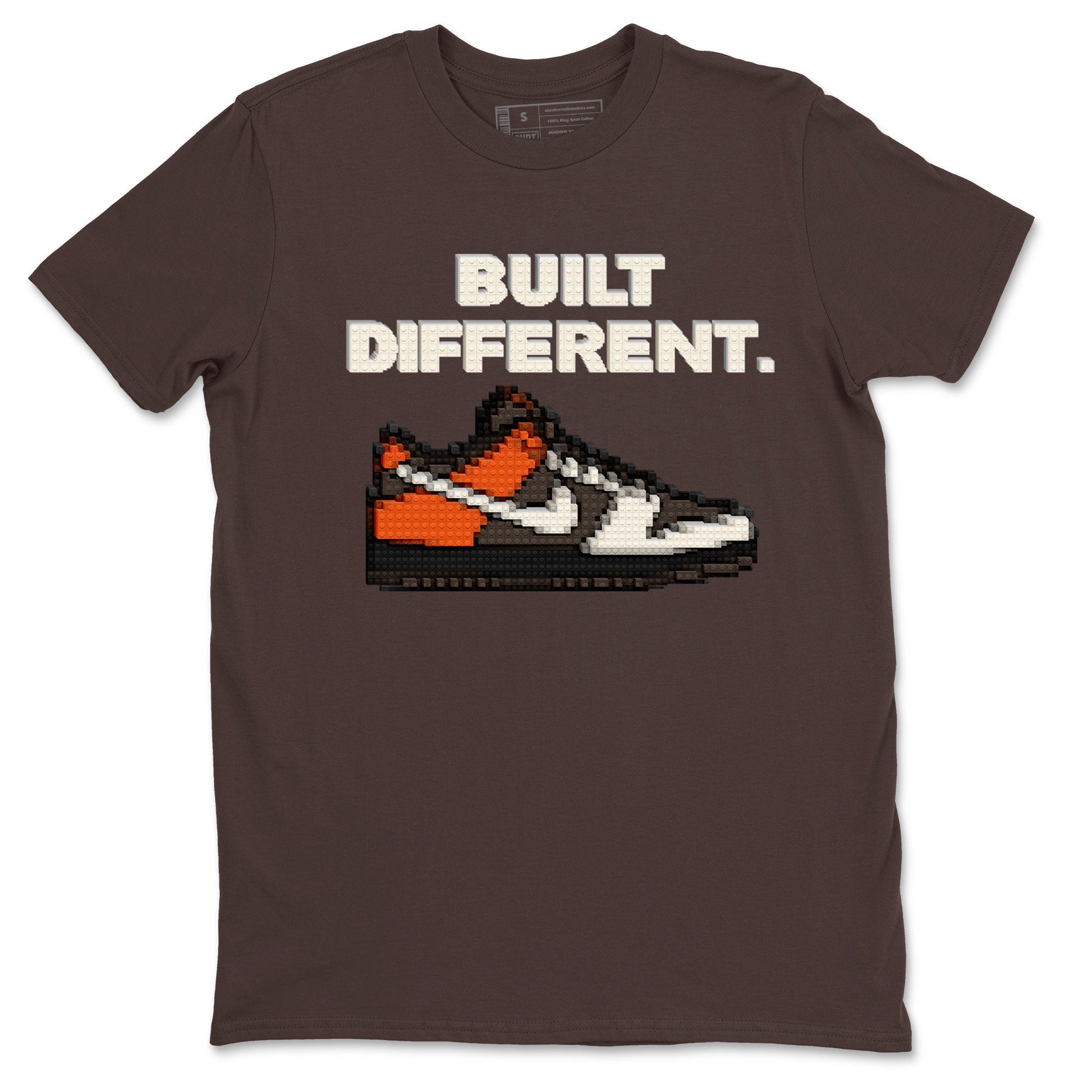 Dunk Red Panda shirt to match jordans Built Different sneaker tees Dunks Red Panda SNRT Sneaker Tees Sneaker Matching Cotton Shirt unisex cotton Dark Chocolate 2 crew neck shirt