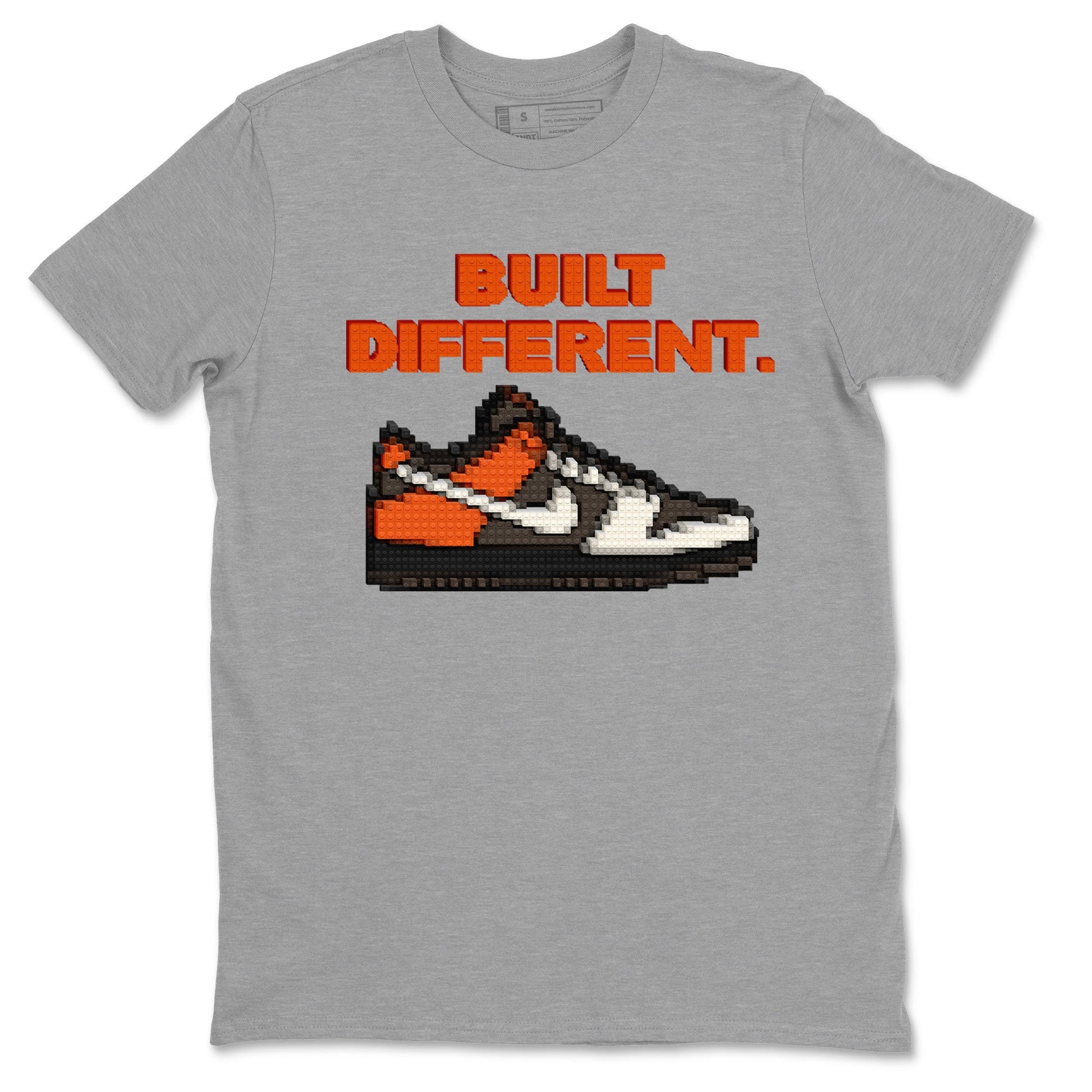 Dunk Red Panda shirt to match jordans Built Different sneaker tees Dunks Red Panda SNRT Sneaker Tees Sneaker Matching Cotton Shirt unisex cotton Heather Grey 2 crew neck shirt