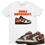 Dunk Red Panda shirt to match jordans Built Different sneaker tees Dunks Red Panda SNRT Sneaker Tees Sneaker Matching Cotton Shirt unisex cotton White 1 crew neck shirt