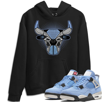 Jordan 4 University Blue Sneaker Match Tees Bull Head Sneaker Tees Jordan 4 University Blue Sneaker Release Tees Unisex Shirts