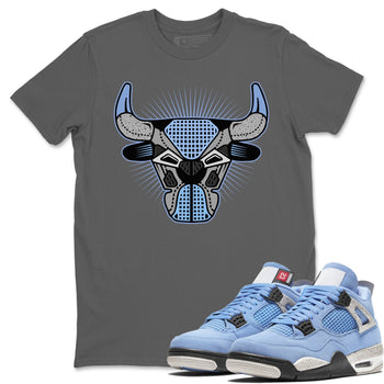 Jordan 4 University Blue Sneaker Match Tees Bull Head Sneaker Tees Jordan 4 University Blue Sneaker Release Tees Unisex Shirts