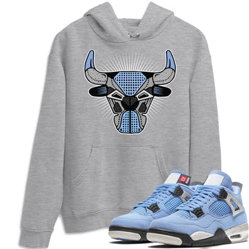 Jordan 4 University Blue Sneaker Match Tees Bull Head Sneaker Tees Jordan 4 University Blue Sneaker Release Tees Unisex Shirts
