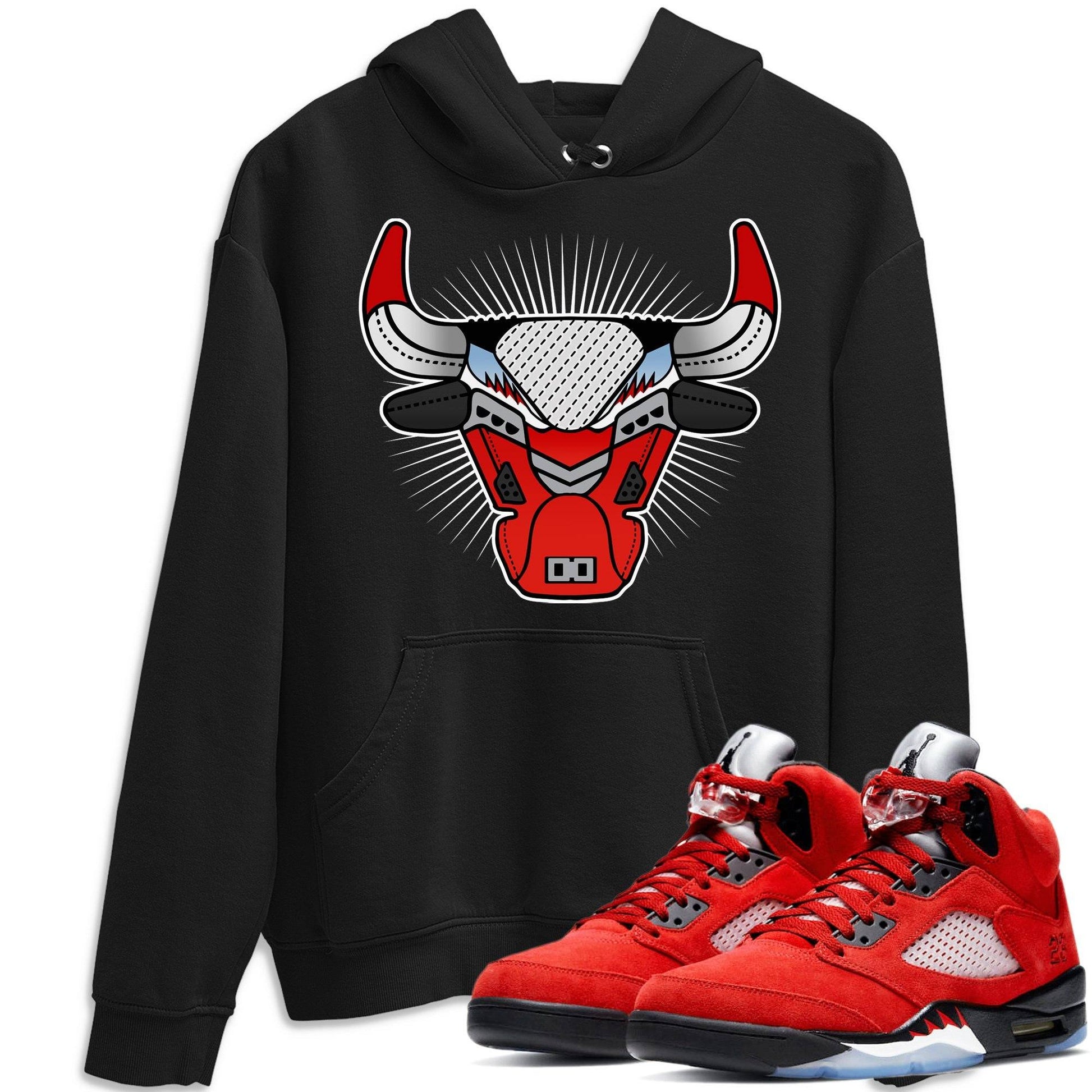 Jordan 5 Raging Bull Sneaker Match Tees Bull Head Sneaker Tees Jordan 5 Raging Bull Sneaker Release Tees Unisex Shirts