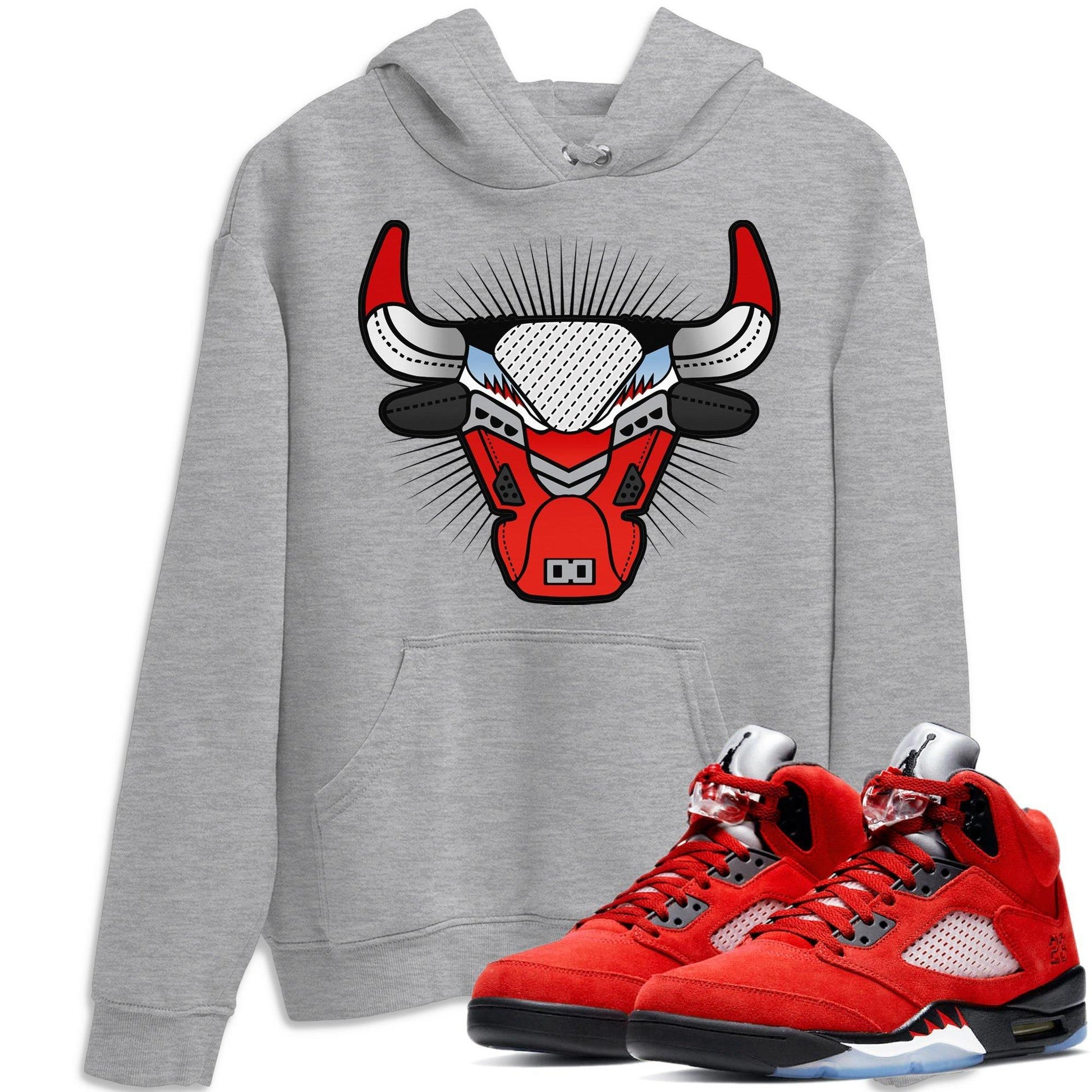 Jordan 5 Raging Bull Sneaker Match Tees Bull Head Sneaker Tees Jordan 5 Raging Bull Sneaker Release Tees Unisex Shirts