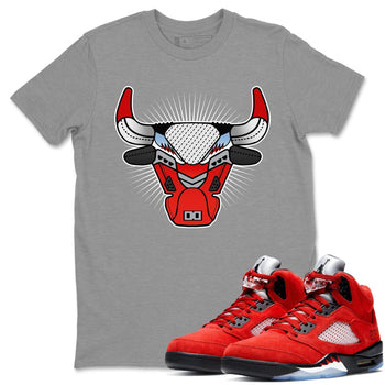 Jordan 5 Raging Bull Sneaker Match Tees Bull Head Sneaker Tees Jordan 5 Raging Bull Sneaker Release Tees Unisex Shirts
