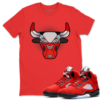 Jordan 5 Raging Bull Sneaker Match Tees Bull Head Sneaker Tees Jordan 5 Raging Bull Sneaker Release Tees Unisex Shirts