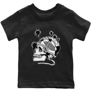 Jordan 4 Military Black Sneaker Match Tees Bullet Holes Sneaker Tees Jordan 4 Military Black Sneaker Release Tees Kids Shirts