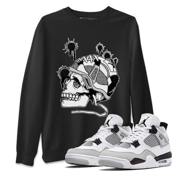 Jordan 4 Military Black Sneaker Match Tees Bullet Holes Sneaker Tees Jordan 4 Military Black Sneaker Release Tees Unisex Shirts