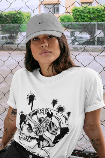 Jordan 4 Military Black Sneaker Match Tees Bullet Holes Sneaker Tees Jordan 4 Military Black Sneaker Release Tees Unisex Shirts