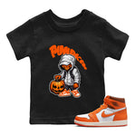 Air Jordan 1 Starfish shirt to match jordans Bustard Pumpkin sneaker tees AJ1Starfish SNRT Sneaker Release Tees Baby Toddler Black 1 T-Shirt Halloween Custumes