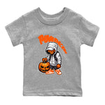 Air Jordan 1 Starfish shirt to match jordans Bustard Pumpkin sneaker tees AJ1Starfish SNRT Sneaker Release Tees Baby Toddler Heather Grey 2 T-Shirt Halloween Custumes