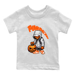Air Jordan 1 Starfish shirt to match jordans Bustard Pumpkin sneaker tees AJ1Starfish SNRT Sneaker Release Tees Baby Toddler White 2 T-Shirt Halloween Custumes