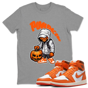 Air Jordan 1 Starfish shirt to match jordans Bustard Pumpkin sneaker tees AJ1Starfish SNRT Sneaker Release Tees Unisex Heather Grey 1 T-Shirt Halloween Custumes
