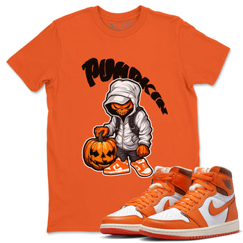 Air Jordan 1 Starfish shirt to match jordans Bustard Pumpkin sneaker tees AJ1Starfish SNRT Sneaker Release Tees Unisex Orange 1 T-Shirt Halloween Custumes