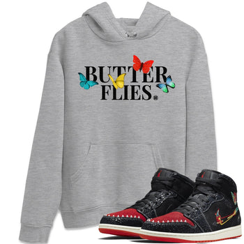 Jordan 1 Siempre Familia Sneaker Match Tees Butterflies Sneaker Tees Jordan 1 Siempre Familia Sneaker Release Tees Unisex Shirts