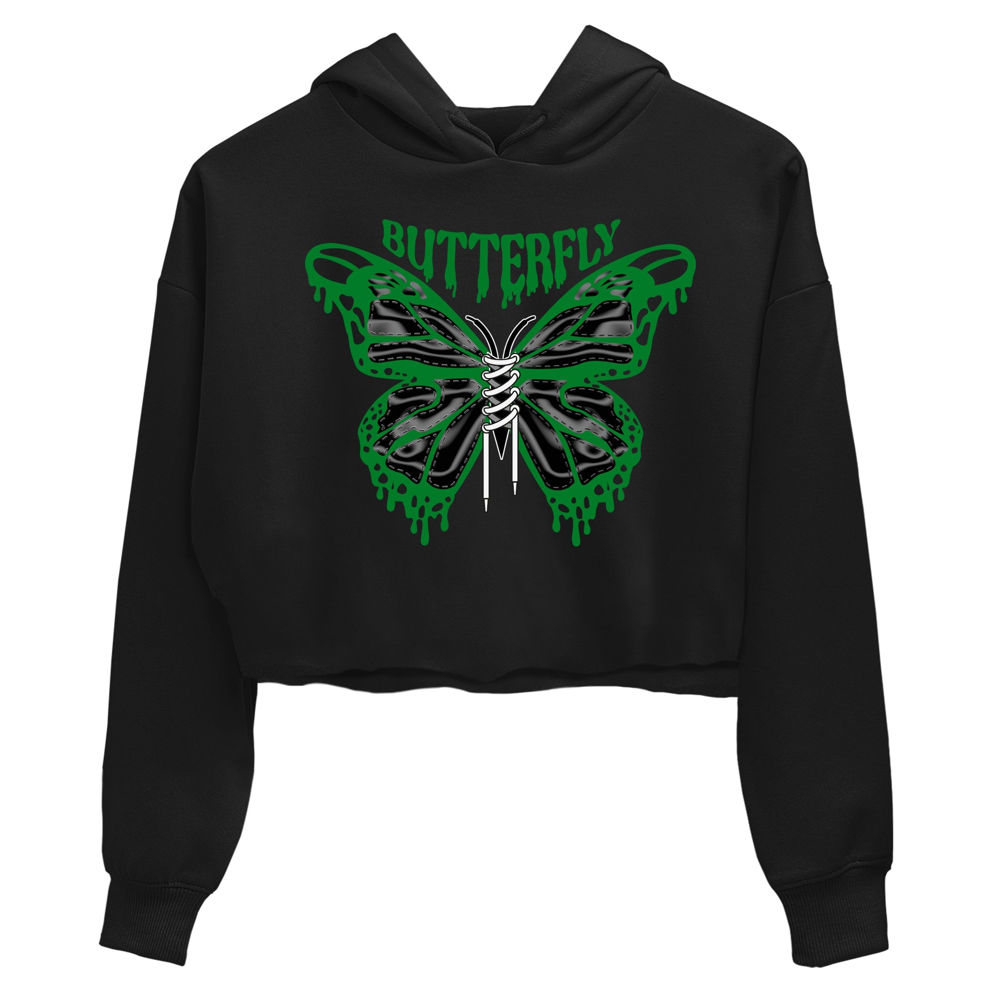 Air Jordan 1 Celtics Sneaker Match Tees Butterfly Sneaker Tees AJ1 OG HIGH Celtics Sneaker Release Tees Women's Shirts Black 2