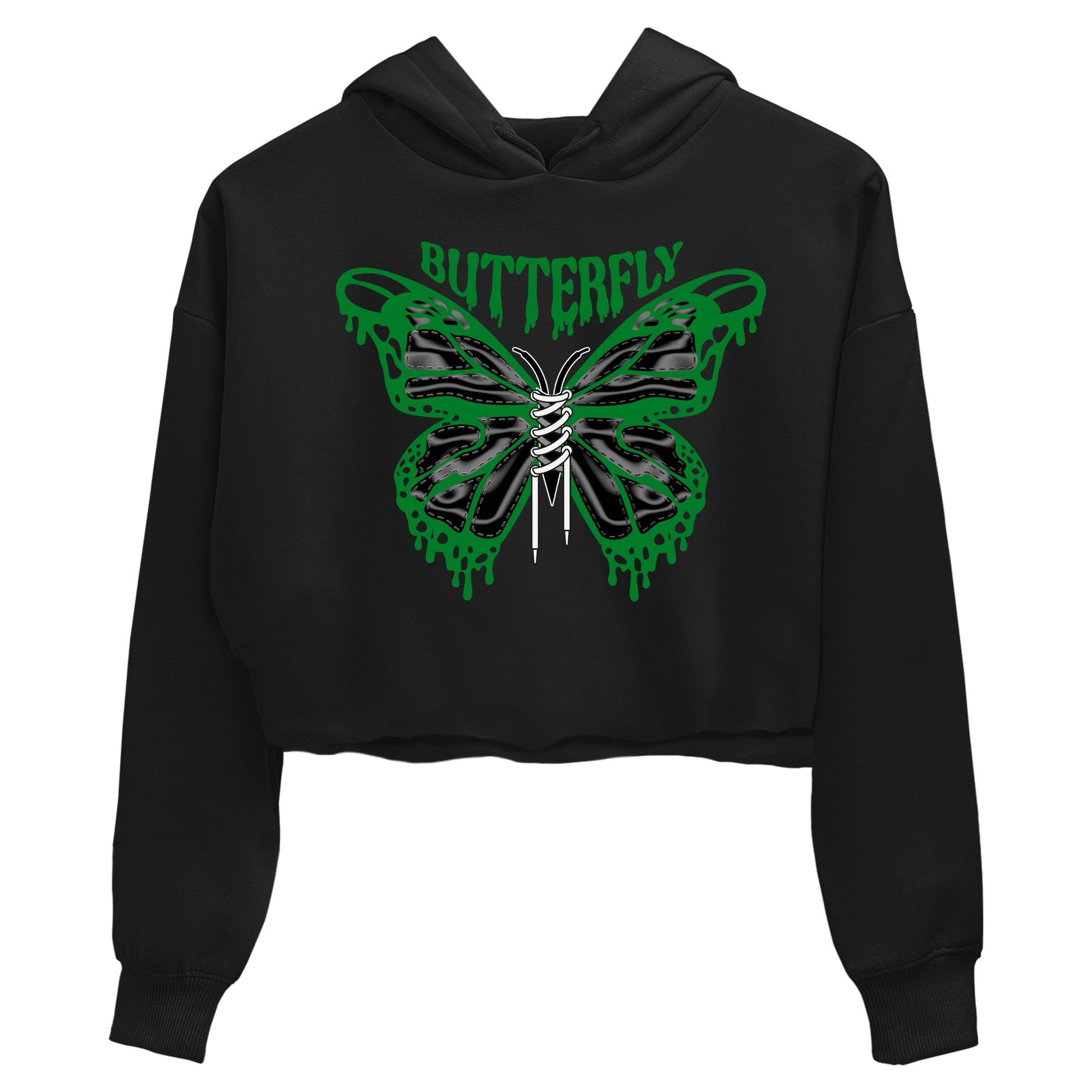 Air Jordan 1 Celtics Sneaker Match Tees Butterfly Sneaker Tees AJ1 OG HIGH Celtics Sneaker Release Tees Women's Shirts Black 2