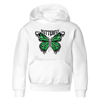 Air Jordan 1 Celtics Sneaker Match Tees Butterfly Sneaker Tees AJ1 OG HIGH Celtics Sneaker Release Tees Kids Shirts White 2